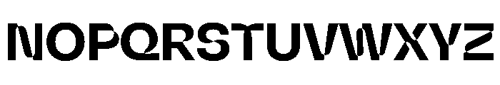 NaNSpaceland Bold Font UPPERCASE