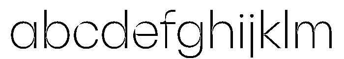 NaNSpaceland Extralight FONT