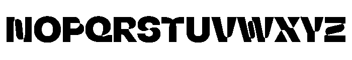 NaNSpaceland Heavy Font UPPERCASE