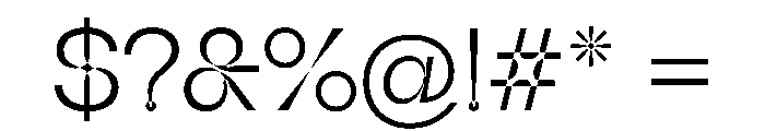NaNSpaceland Light Font OTHER CHARS