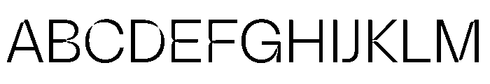NaNSpaceland Light Font UPPERCASE