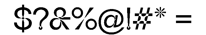 NaNSpaceland Regular Font OTHER CHARS