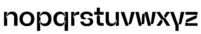 NaNSpaceland Semibold Font LOWERCASE