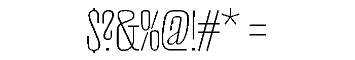 NaNSuccessSans Thin Font OTHER CHARS