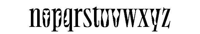 NaNSuccessTitling Compressed Font LOWERCASE