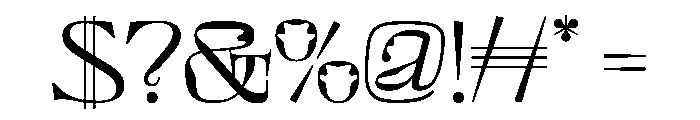 NaNSuccessTitling ExtraWide Font OTHER CHARS