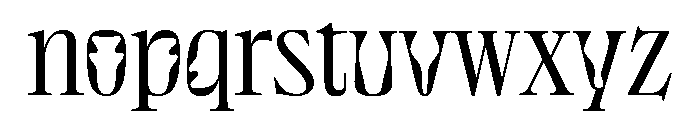 NaNSuccessTitling Narrow Font LOWERCASE