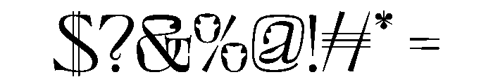 NaNSuccessTitling Wide Font OTHER CHARS