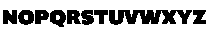 NaNSuperXSansDisplay PREVIEW Black Font UPPERCASE