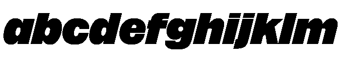 NaNSuperXSansDisplay PREVIEW BlackItalic FONT