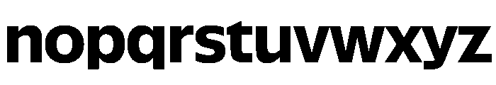 NaNSuperXSansDisplay PREVIEW Bold Font LOWERCASE