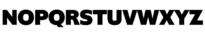 NaNSuperXSansDisplay PREVIEW ExtraBold Font UPPERCASE
