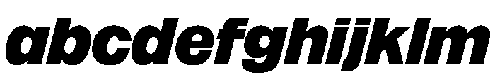 NaNSuperXSansDisplay PREVIEW ExtraBoldItalic FONT