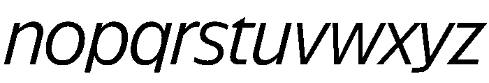 NaNSuperXSansDisplay PREVIEW Italic Font LOWERCASE
