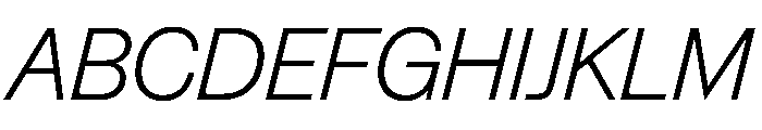 NaNSuperXSansDisplay PREVIEW LightItalic Font UPPERCASE