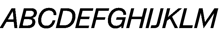 NaNSuperXSansDisplay PREVIEW MediumItalic Font UPPERCASE
