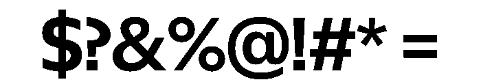 NaNSuperXSansDisplay PREVIEW Semibold Font OTHER CHARS