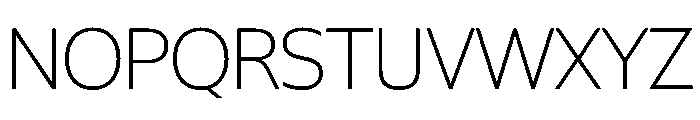NaNSuperXSansDisplay PREVIEW Thin Font UPPERCASE