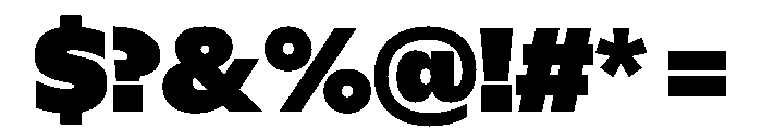 NaNSuperXSansDisplayArabic PREVIEW Black Font OTHER CHARS
