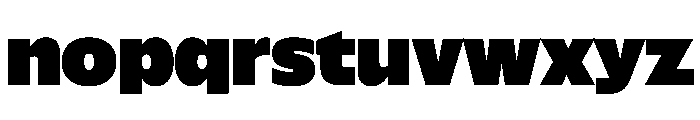 NaNSuperXSansDisplayArabic PREVIEW Black Font LOWERCASE