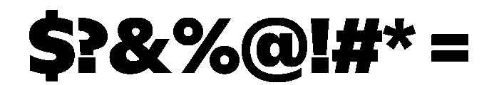 NaNSuperXSansDisplayArabic PREVIEW ExtraBold Font OTHER CHARS