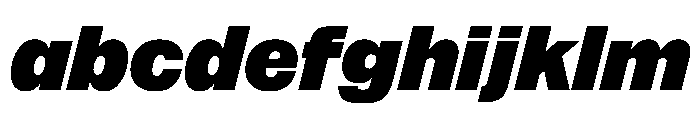 NaNSuperXSansHeadline PREVIEW BlackItalic FONT