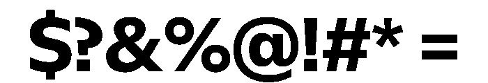NaNSuperXSansHeadline PREVIEW Bold Font OTHER CHARS