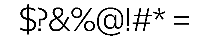 NaNSuperXSansHeadline PREVIEW Light Font OTHER CHARS
