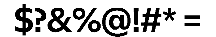 NaNSuperXSansHeadline PREVIEW Semibold Font OTHER CHARS