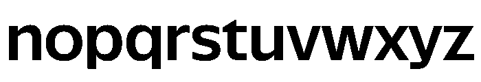 NaNSuperXSansHeadline PREVIEW Semibold Font LOWERCASE