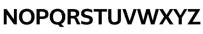 NaNSuperXSansHeadlineAR PREVIEW Semibold Font UPPERCASE