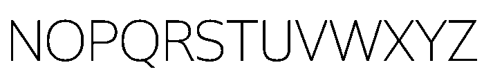 NaNSuperXSansHeadlineAR PREVIEW Thin Font UPPERCASE