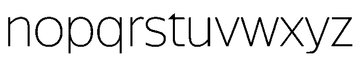 NaNSuperXSansHeadlineAR PREVIEW Thin Font LOWERCASE