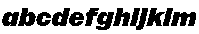 NaNSuperXSansText PREVIEW BlackItalic FONT
