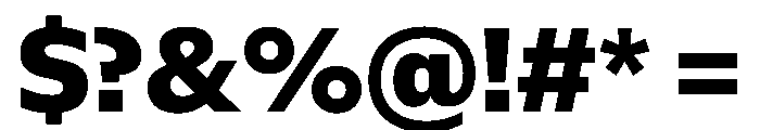 NaNSuperXSansText PREVIEW ExtraBold Font OTHER CHARS
