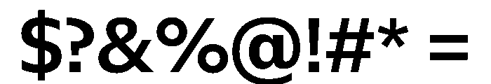 NaNSuperXSansText PREVIEW Semibold Font OTHER CHARS