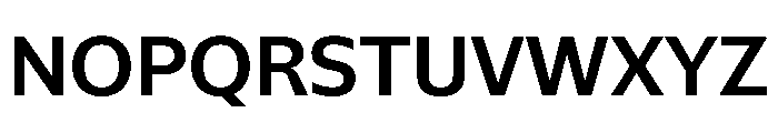 NaNSuperXSansText PREVIEW Semibold Font UPPERCASE