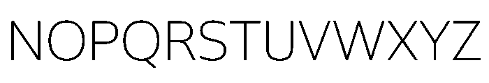 NaNSuperXSansText PREVIEW Thin Font UPPERCASE