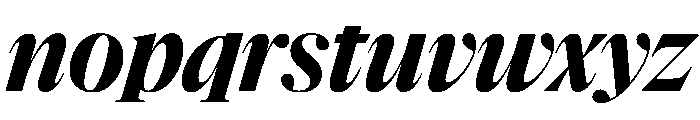 NaNSuperXSerifDisplay PREVIEW BoldItalic Font LOWERCASE