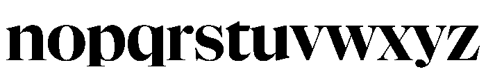 NaNSuperXSerifDisplay PREVIEW Bold Font LOWERCASE