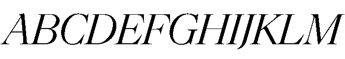 NaNSuperXSerifDisplay PREVIEW Italic Font UPPERCASE