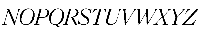 NaNSuperXSerifDisplay PREVIEW Italic Font UPPERCASE