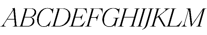 NaNSuperXSerifDisplay PREVIEW LightItalic Font UPPERCASE
