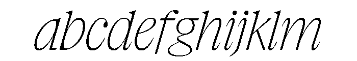 NaNSuperXSerifDisplay PREVIEW ThinItalic FONT