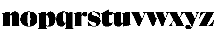NaNSuperXSerifDisplayArabic PREVIEW Black Font LOWERCASE