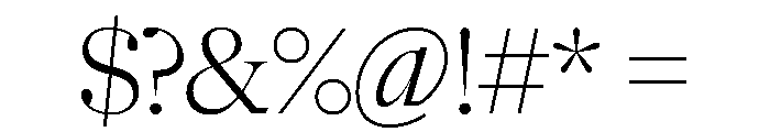 NaNSuperXSerifDisplayArabic PREVIEW Light Font OTHER CHARS