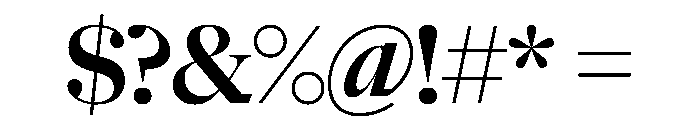 NaNSuperXSerifDisplayArabic PREVIEW Semibold Font OTHER CHARS