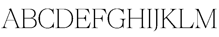 NaNSuperXSerifDisplayArabic PREVIEW Thin Font UPPERCASE