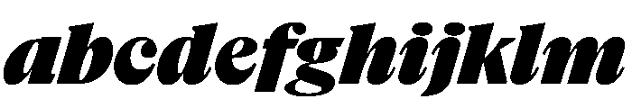 NaNSuperXSerifHeadline PREVIEW BlackItalic FONT