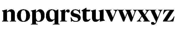 NaNSuperXSerifHeadline PREVIEW Bold Font LOWERCASE
